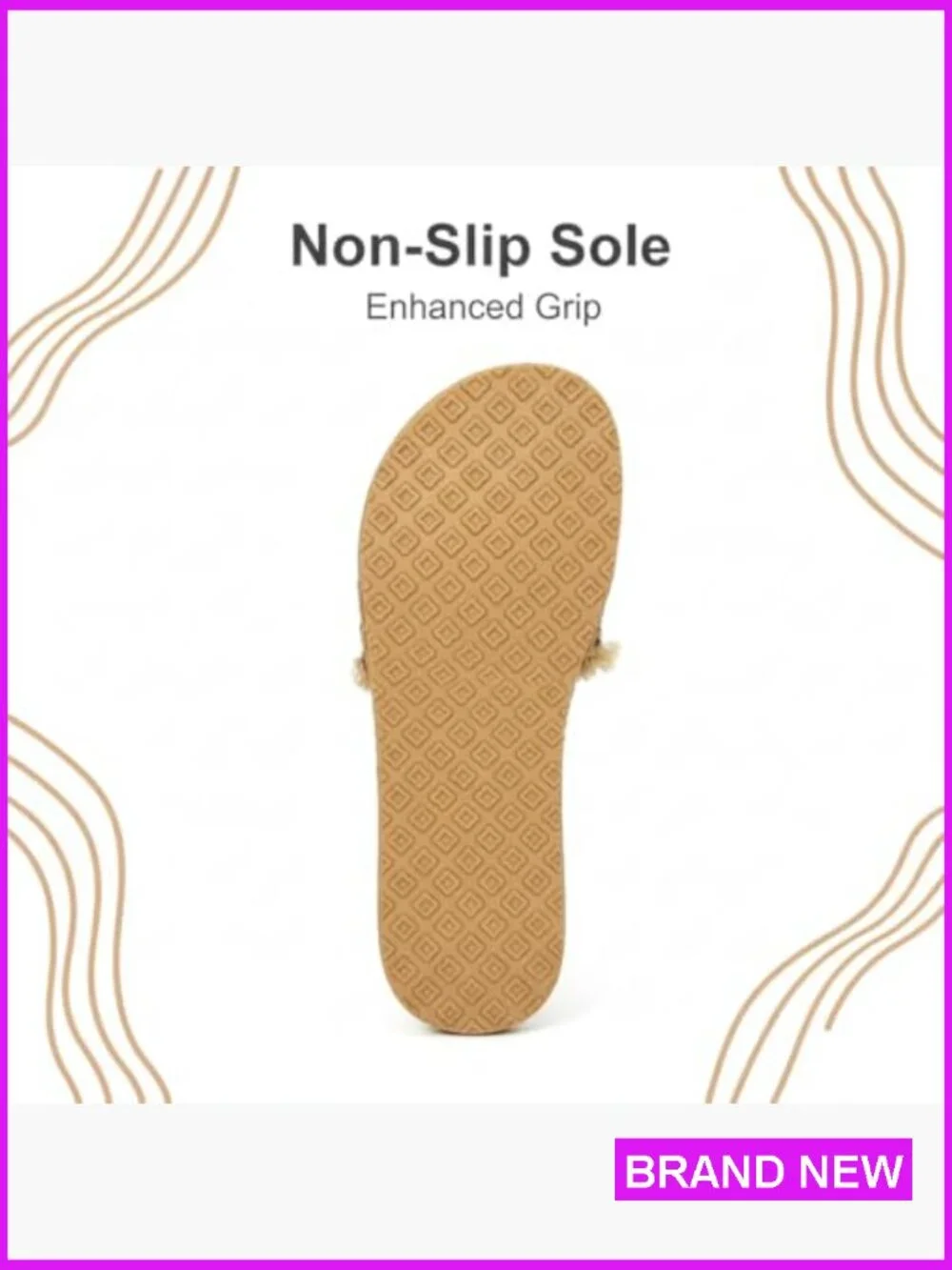 Woven Flat Sandals Slip On Lightweight Summer Beach Vacation Casual Slide